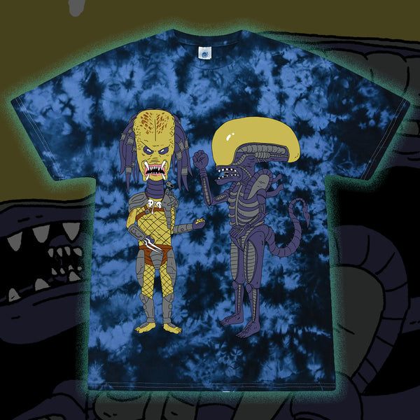 Beavalien and Buttpred Tie-Dye